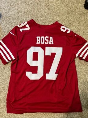 NFL Red Nike Dri-FIT Football Jersey XL